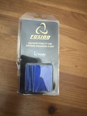 2.1″, Royal Blue, Fusion X-II Vanes , Pkg36 ***When Accuracy Counts***