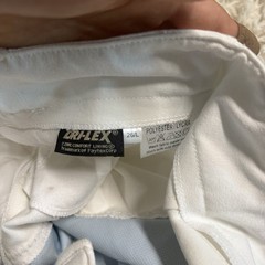 Women’s Size 26L White Ovation Full Seat Horseback Riding Breeches