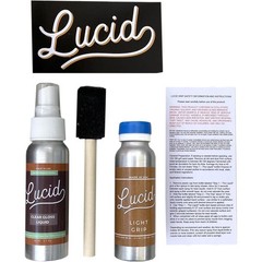 Lucid Grip – Clear and Glow Spray on Griptape Kit for Longboard, Skateboard – C