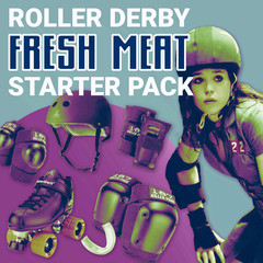 Roller Derby «Fresh Meat» Skate and Protective Gear Starter Package Riedell Dart