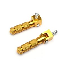 Universal M8 CNC Motorcycle Foot Pegs 90 Degree Aluminum Foldable Pegs for