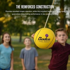 School Quality Tetherball Set – Soft-Touch Tetherball Ball and Rope