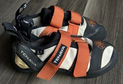 Tenaya RA Climbing Shoes Womens Sz 7 Black & Orange Made In Spain