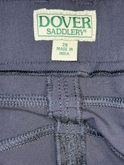 Dover Saddlery Women’s Full Seat Breeches for Dressage/Schooling Blue 28