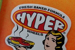 HYPER Wheels USA Freshly Baked Sexy Blonde Fresh Vintage INLINE Skating STICKER
