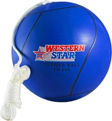 Western Star Tetherball Game Set – Classic and Original – Soft-Touch White