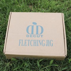 DECUT Archery Fletching Jig Arrow Vanes Fletches Clamp Feather Stick Tool CHARGE