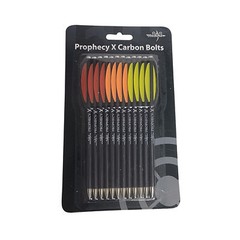 SAS Prophecy X Pistol Carbon Crossbow Bolts – 12/Pack