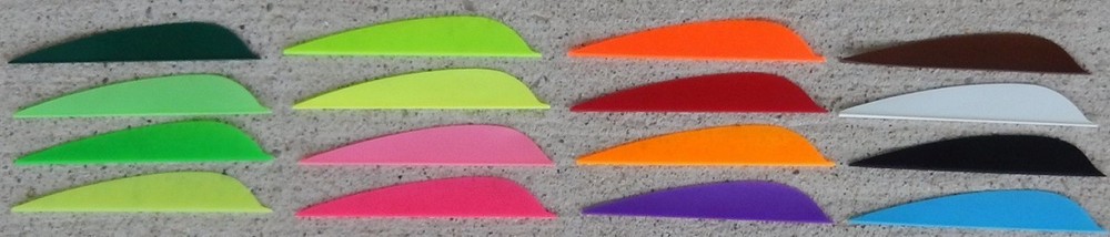 360 FFP EXTREME FLEX FLETCH 50 pk, EXCEPT GLOW 36 pk.