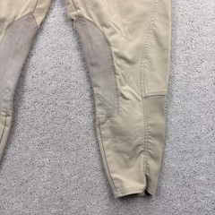 Ariat Jodhpurs Womens Size 34L Beige Flat Front Horse Riding English Reinforced