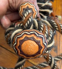 COWBOY VAQUERO 36 X 60 Plait 5/8″ KANGAROO HACKAMORE RIG From Jimmy Flores