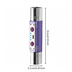 Dual-Wavelength Frequency Flashlight Battery Power Gauge Lights Handheld Tool