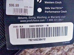 New Professional’s Choice 36″ Ventech Black Western Horse Cinch