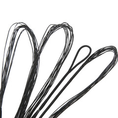 53″ Replacement Archery Bow String for Traditional Bow Longbow Recurve Bow Black