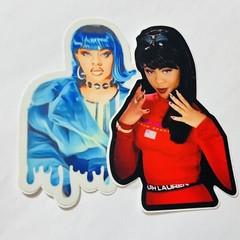 Lil Kim 4 Inch Weatherproof Sticker Set