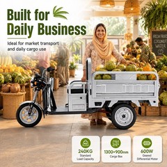 Electric Tricycle Cargo Truck 600W Free Shipping Electric Cargo Trike Orchard