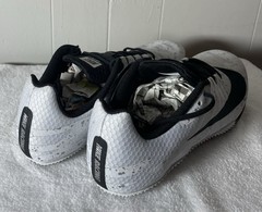 Nike Mens Size 12 Zoom Rival S 9907564-005 White Black Running Track Sneakers