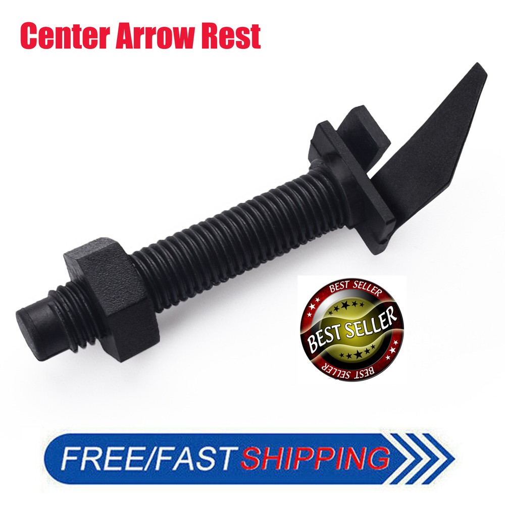 1x Center Arrow Rest Hunting Archery Recurve Bow Accessory Black Local Warehouse