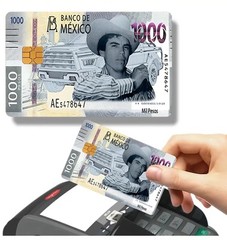 Banco De Mexico 1000 Pesos Credit Debit Card Skin Cover Sticker 1PC