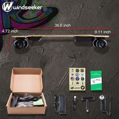 Lightweight Electric Skateboard With Remote For Adults & Teens 20 Mph 4 Speed