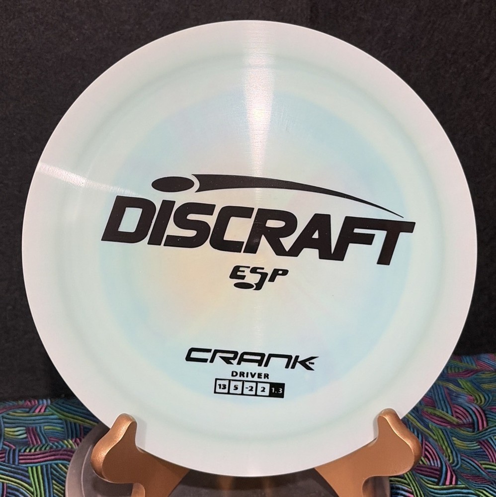 Discraft ESP Crank Light Blue Driver Disc Golf Disc 173-174 Grams 13/5/-2/2 New