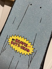 Globe x Beavis and Butt-Head Beavis Cornholio Shaped Skateboard Deck 10.25″ x 30