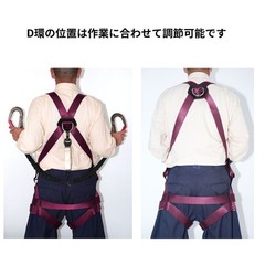 Tsubaki Model x Ueda X-Type Full Body Harness Set (Type 1/2 Compliant)