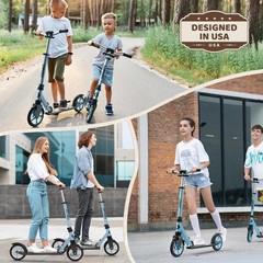 UPGO HBC-Aqua Kick Scooter for Teens, Kids & Adults, Max 240 lbs, Foldable,