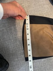 chestnut bay flared riding breeches black and tan brown small full seat