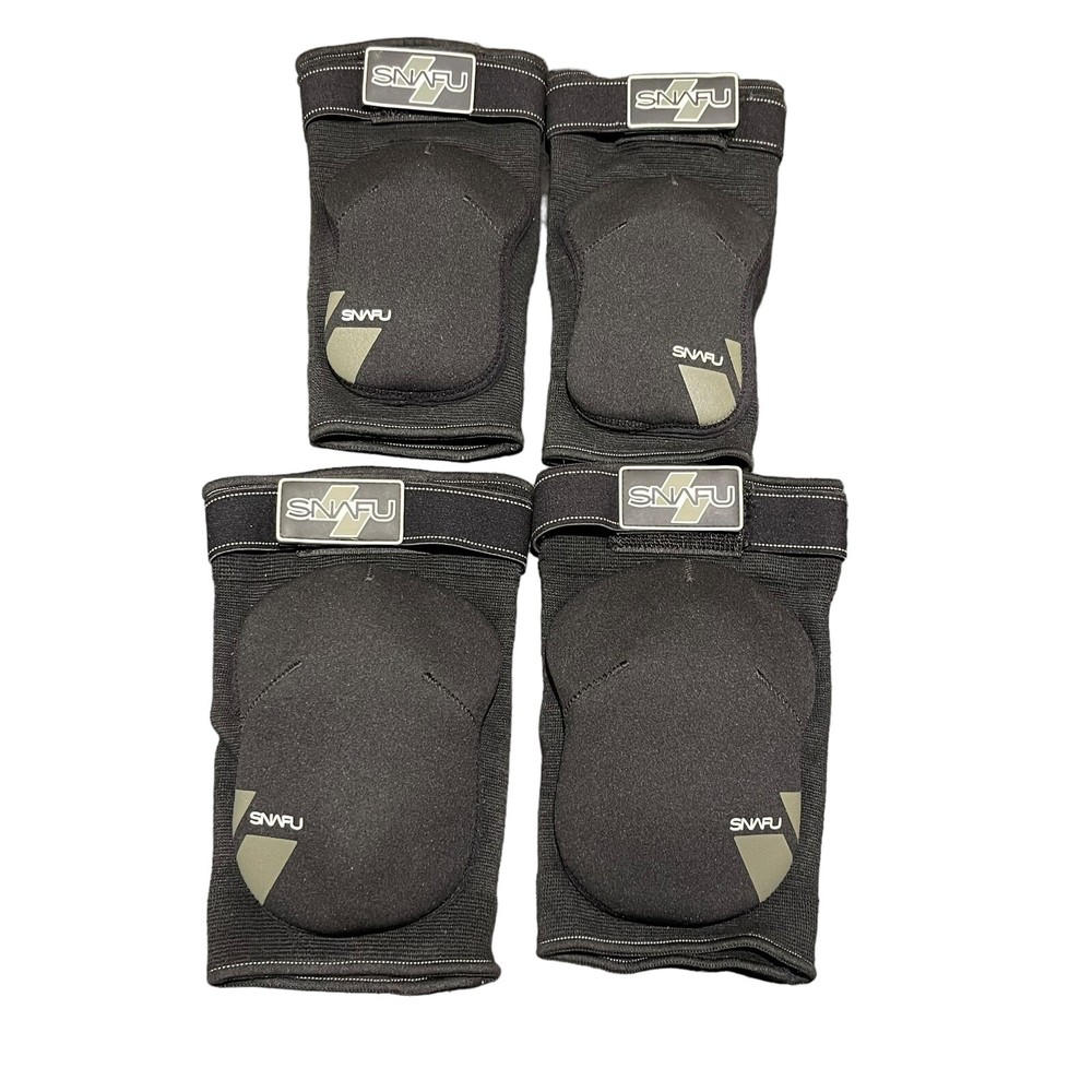 Snafu Multi Sport Pro Knee Elbow Pads Cycling Athletics 8-10 Years EUC