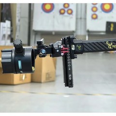 1Pin Compound Bow Sight 4X 6X 8X Lens 0.019″ Micro Fiber Adjustable Archery Hunt