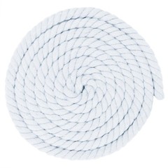 Twisted Cotton Rope – 5/8″, 3/8″, 3/4″, and 1″ Diameters – 4 Colors – 10-100 ft