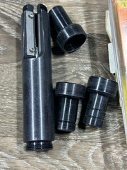 Tru-Center Taper Tool with 5/16”, 11/32”, 23/64” Guides For Wood Shafting