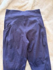 LeMieux Women’s Purple Full Seat Silicone Grip Breeches w/ Pockets UK 8/ US 4