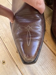 1960s Vintage Acme Comblast Cowboy Boots Double eagle inlay woman’s 9