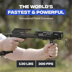 BALLISTA BAT Compound Self-Cocking Small Crossbow with Hunting Bolts