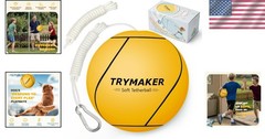 Unisex-Teen Tetherball Set with Additional Ropes