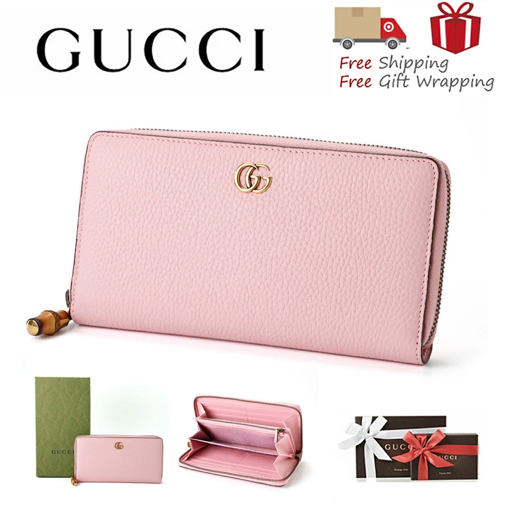GUCCI Zip-Around Long Wallet 739499 (Gift Wrapped)
