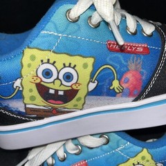 Heelys Sneaker Skate Hustle Kids Unisex Spongebob Skate High-top SZ 3