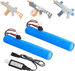High-Performance 2000mAh Lithium Battery Pack for Airsoft & Splatter Ball Toys