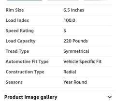 GYL 10×2.75 GoKart Tire Quick Release Tire Replacement for Ninebot by Segway S M
