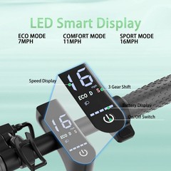 Adults Electric Scooter 8.5» Folding Teens E-Scooter Safe Commuter APP EScooter