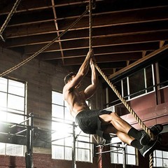 Heavy Duty Gym Climbing Rope 120 Inches for Strength and Coordination Training