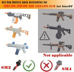 High-Performance 2000mAh Lithium Battery Pack for Airsoft & Splatter Ball Toys