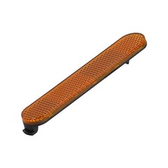Orange 11.7x2x0.6cm ABS Cover for Xiaomi 4 Ultra Scooter with Side Reflectors