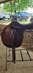 M.Toulouse 19 in seat, wide gullet. Older moder but good condition.