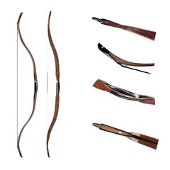 AF Archery 54″ Turkish Bubinga Recurve Bow Traditional Horseback Hunting Bow