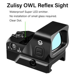 Tactical pistol 3 MOA Green Dot Reflex Sight OWL for Doctor Cut CQB Glock Mount