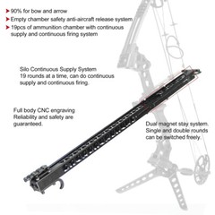 Archery Rapid Bow Shooter Steel Ball Launcher 20-70lbs Compound Recurve Hunting