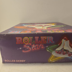 Vintage Roller Star Roller Derby Skates Size 9 White Leather Good Condition